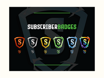 Custom SnackPak Twitch Subscriber Badges design esports gaming graphic design illustration twitch vector