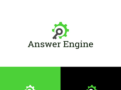 Logo Design: "ANSWER ENGINE"