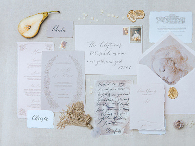 Wedding Invitation Design - The Renaissance Suite graphic design wedding invitation wedding invitations wedding stationery wedding vows