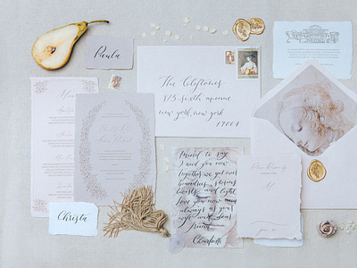 Wedding Invitation Design - The Renaissance Suite