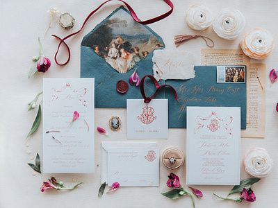 Wedding Stationery Design - The Baroque Suite