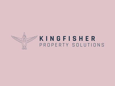 Kingfisher Property Solutions branding concepts design logo vector