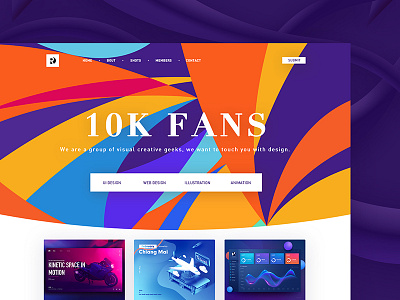 Sweat design fans follower radesign rdd ui ux web