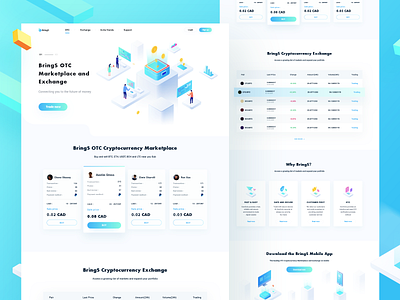 Page by Frannnk for RaDesign on Dribbble