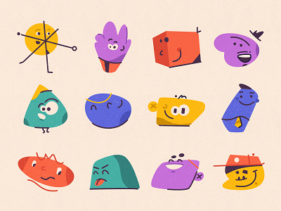 Random Characters art character children design funny illustration illustrator vector