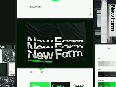 New Form Brand Refresh brand brand guide branding design graphic design logo typography