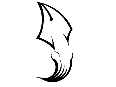 Pen Squid Logo branding design graphic design illustration logo vector