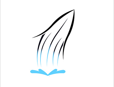 Free whale Logo branding graphic design logo vector