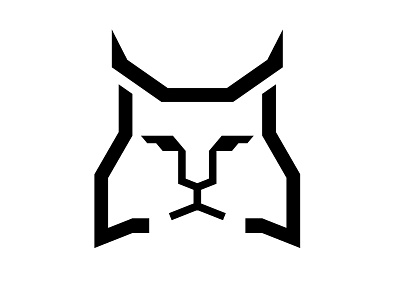 Minimalist Lynx Logo branding design graphic design illustration logo vector