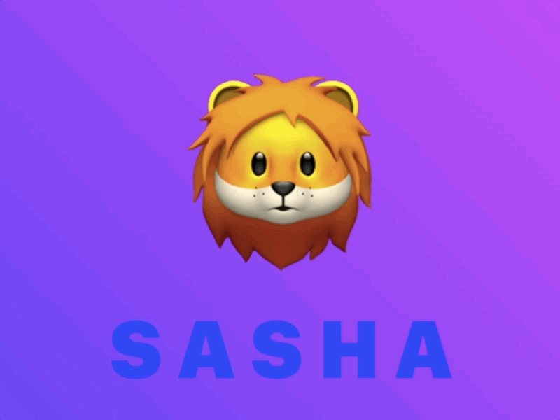 Sasha Brave 🦁 Logo Animation animation letters motion principle typo typography weird