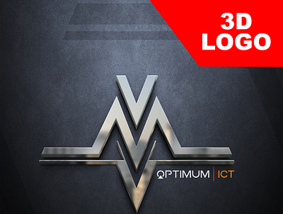 Get a Realistic 3D LOGO 3d 3d model 3dlogo branding design graphic design logo realistic realisticlogo