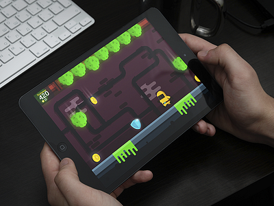 SKLV2D | Game concept 2d acid art casual concept game ipad swamp