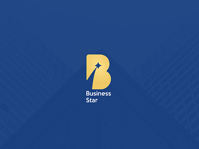 Business Star Logo blue brand logo logos mark star