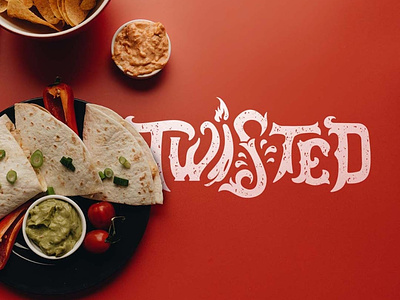Twisted brand design branding colorful creative design food graphic design hand lettering illustration lettered logo mexican mural photography restaurant taco twist twisted typography vibrant
