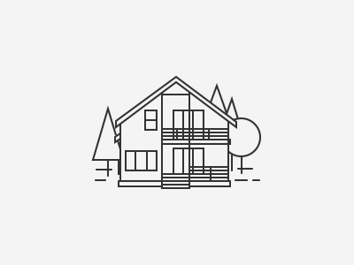Finished houses circuit finished houses house icon the property trees