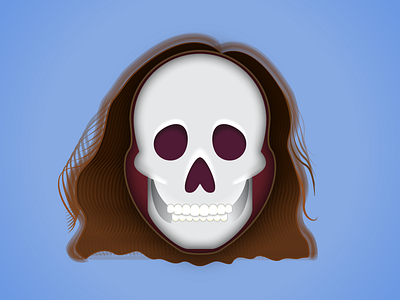 Skull #1: Self-Portrait halloween self portrait skull vector