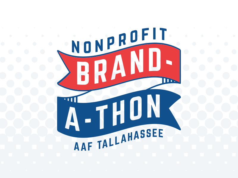 Nonprofit Brand-a-thon aaf brand brand a thon brandathon illustrator logo nonprofit norwester ribbon tallahassee