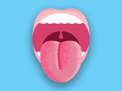 Ear, Nose, and THROAT dental health icon mouth teeth throat tongue uvula