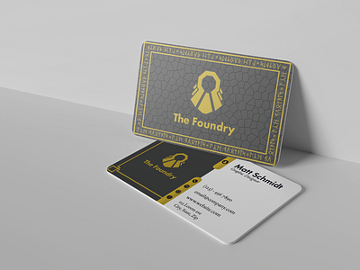 Dwarves Themed Business Card branding business card design illustration vector