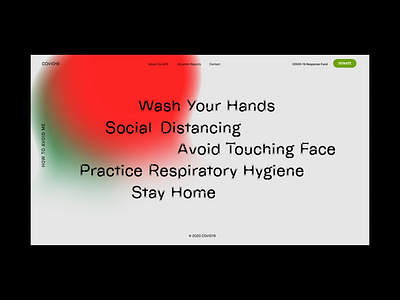 Covid 19 animation coronavirus covid interaction motion stay ui ux website