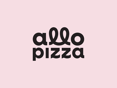 Allo Pizza – Logo branding clean fastfood fb food identity italy logo logo mark logo symbol logotype minimalist pizza red restaurant