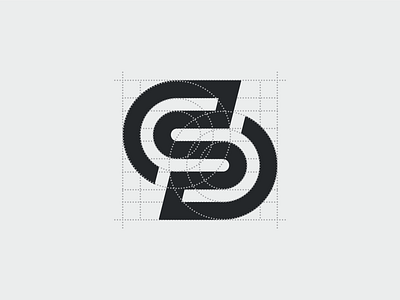 S Symbol dribbble grid identity illustration logo s logo symbol