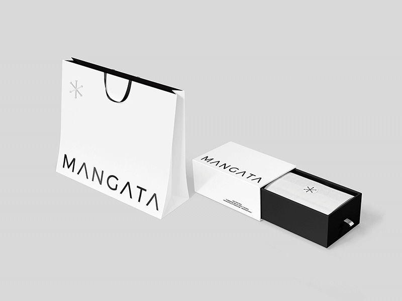 Mangata branding art direction branding clean darusalam fashion icon identity logo london scandinavia ui