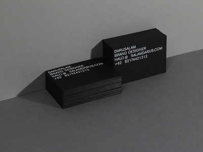 Personal Namecard business card colorplan paper concept darusalam direction identity namecard photography print