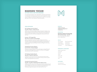 Resume Redesign