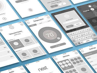 Nest Redesign | Wireframes