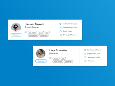 Ripple - Freelancer Profile Card