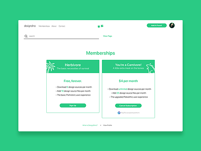 DesignDino - Memberships