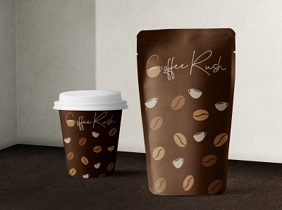 Packaging design for an imaginary coffee brand branding graphic design packaging