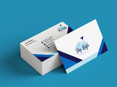 Visiting card design for an imaginary travel company branding design graphic design visiting card