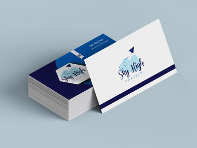 Visiting card design for an imaginary travel company branding design graphic design visiting card