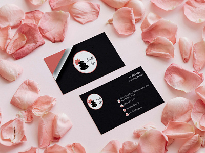 Visiting card design for an imaginary Spa brand branding graphic design visiting card