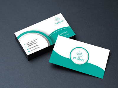 Visiting card design for an imaginary Speaker brand branding graphic design visiting card