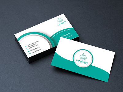 Visiting card design for an imaginary Speaker brand