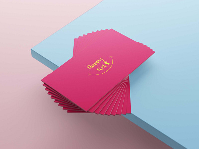 Visiting card design for an imaginary Footwear brand