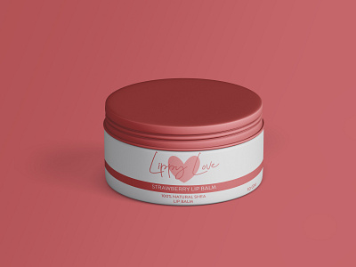 Packaging design for an imaginary lip balm brand