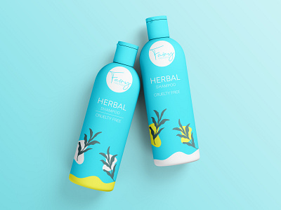 Packaging design for an imaginary Shampoo brand