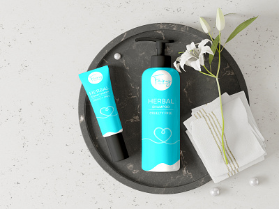 Packaging design for an imaginary Shampoo brand branding design graphic design packaging