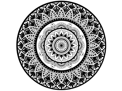 Mandala art design (vector)