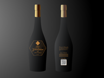 Mead Champagne afelipeor branding kalevala label product design