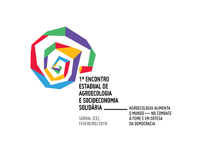 1st Ceará Conference on Agroecology and Solidarity Socioeconomy agroecologia agroecology branding brazil ceará conference design graphic design logo vector