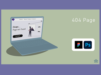 404 UI 3d animation branding graphic design motion graphics ui