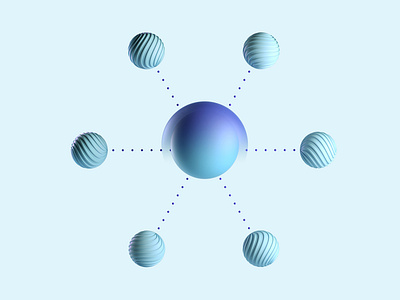 Chronicled Governance 3d blockchain branding design illustration product web website