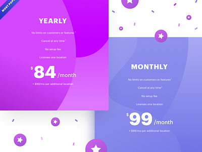 Pricing Page confetti customer loyalty features points pricing product reformco rewards sparkage