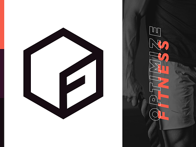Optimize Fitness Logo branding design fitness health logo nutrition workout