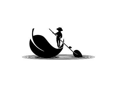 Leaf Boat boat design graphic icon illustratoin leaf logo logos symbol water